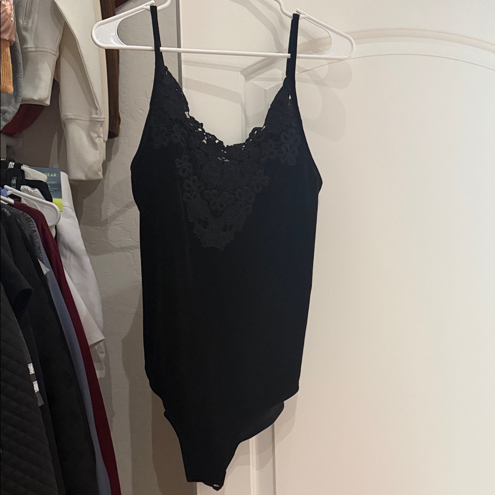 Xhilaration Black Lace Bodysuit